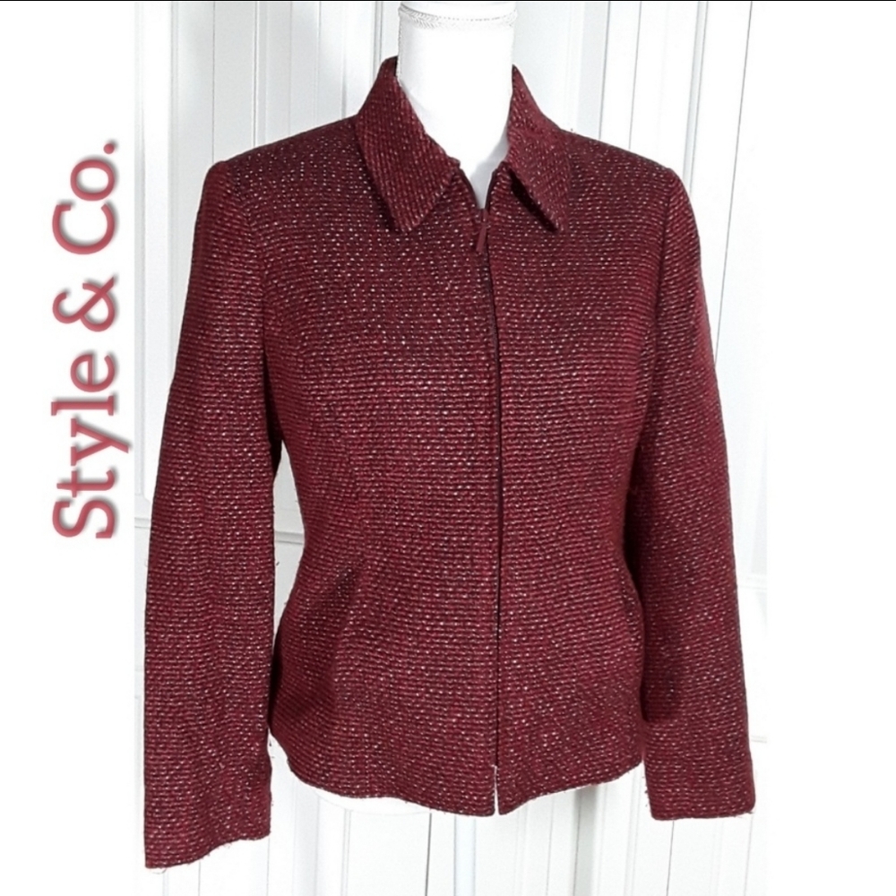 Style & Co.Tweed Blazer/Jacket